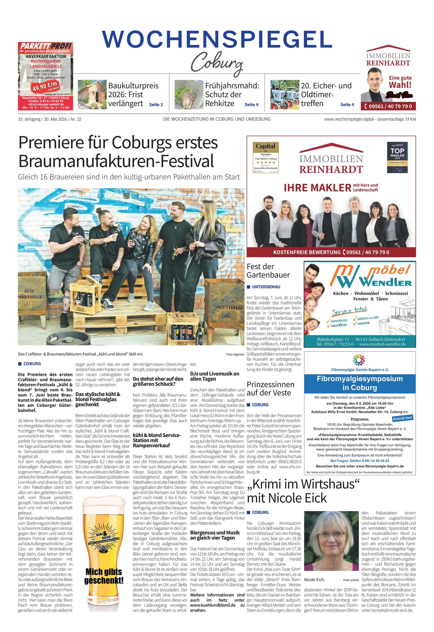 Wochenspiegel 30. Mai 2026